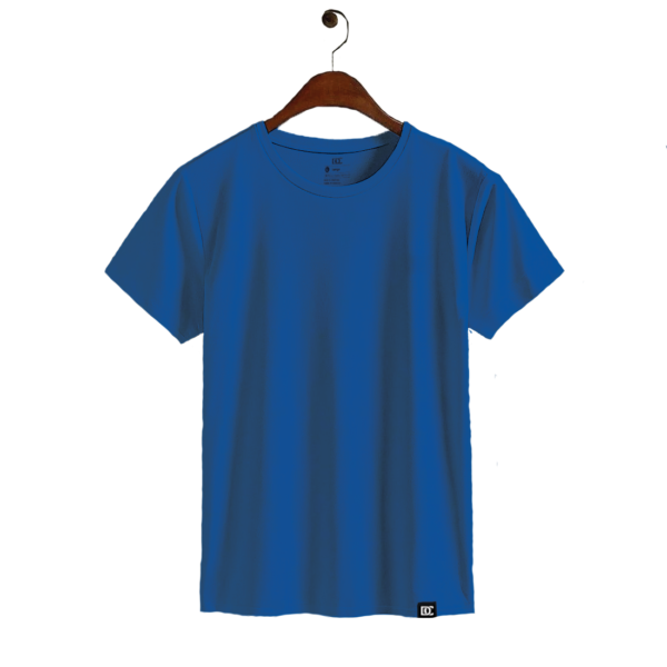 Electric Blue Essential Crew Neck T-Shirt