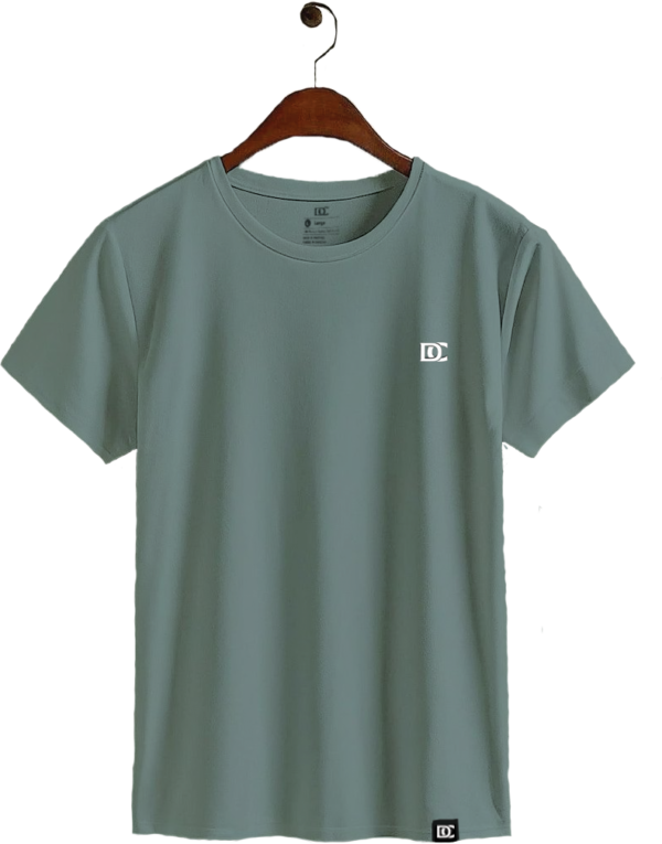 Sage Green Classic Crew Neck T-Shirt