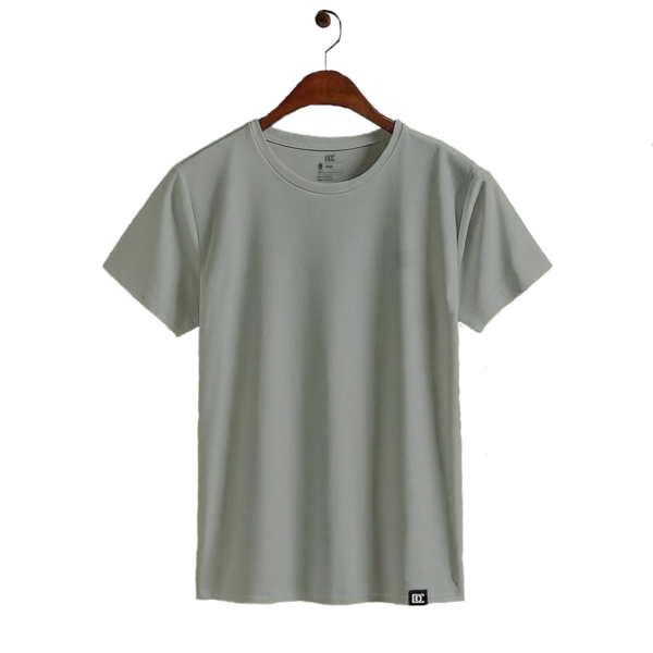 Light Gray Essential Crew Neck T-Shirt