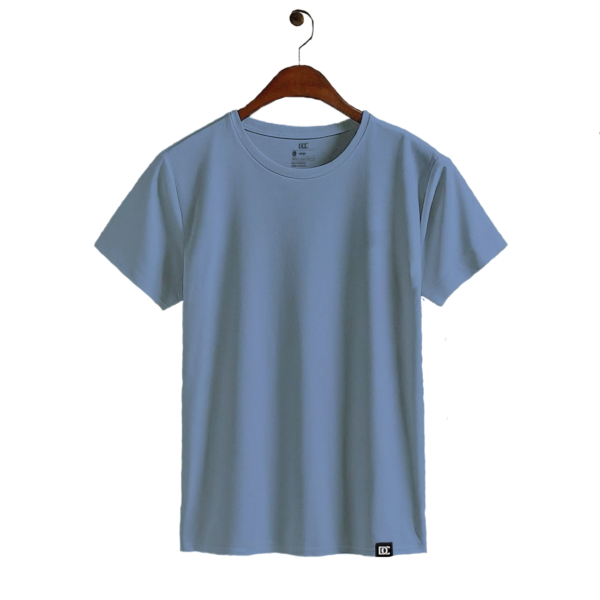 Sky Blue Essential Crew Neck T-Shirt