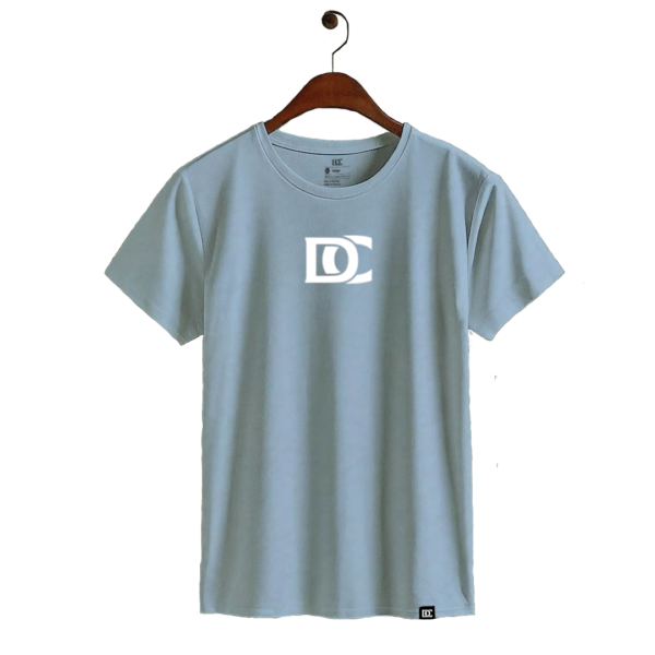 Sky Blue Logo Crew Neck T-Shirt