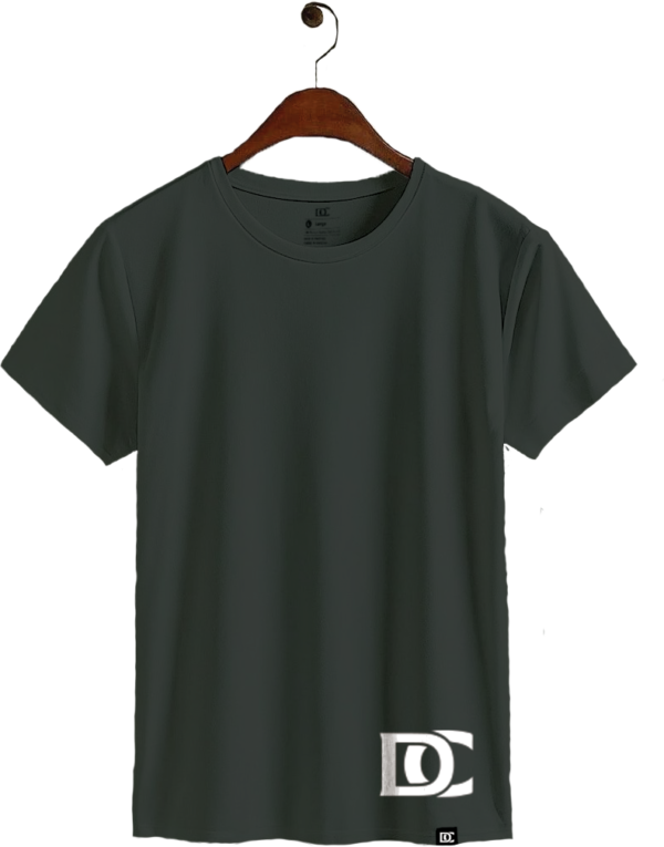 Forest Green Side Logo Crew Neck T-Shirt